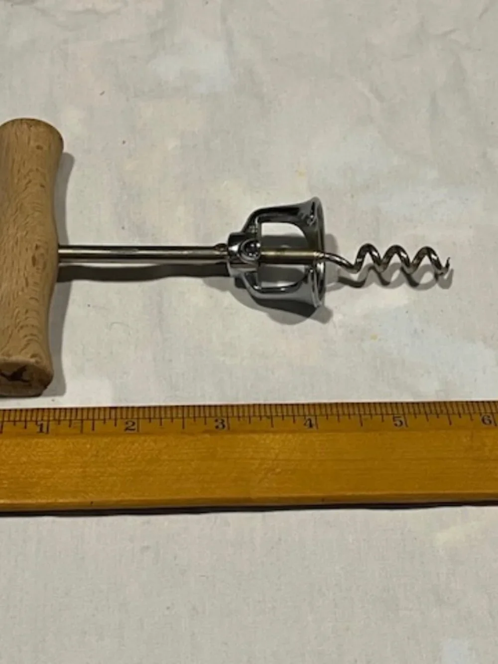 Bell Spiral Corkscrew Wood Handle Wine Cork Bottle Opener 3.5